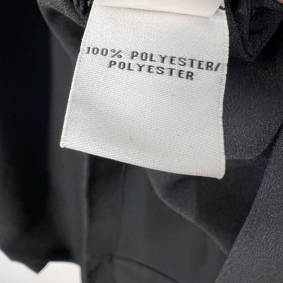 DVF Diane Von Furstenberg Women’s Size Small Black Reagan Draped Sleeveless Top - Picture 9 of 12